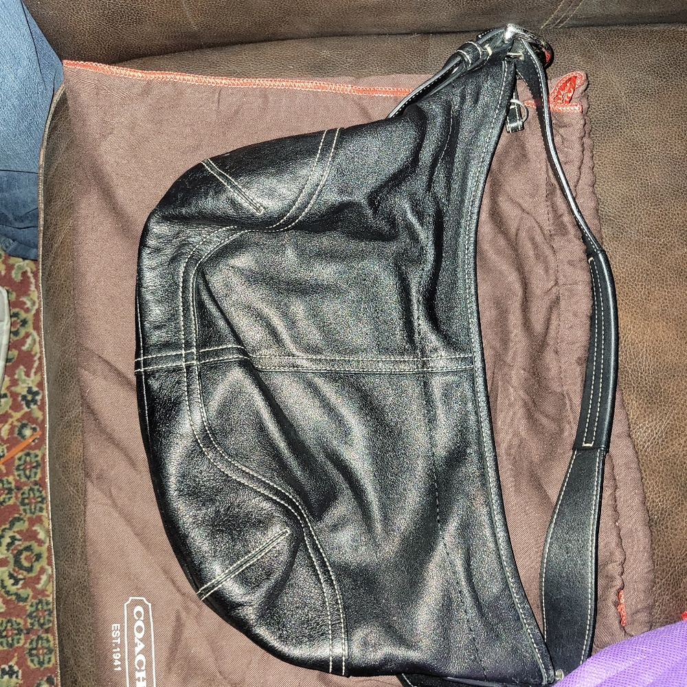 Two brand new leather coach bags